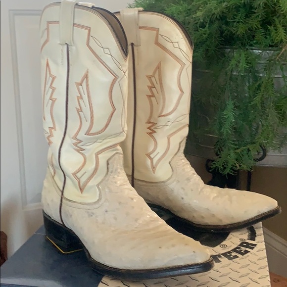 vaquero Other - Ostrich cowboy leather boots